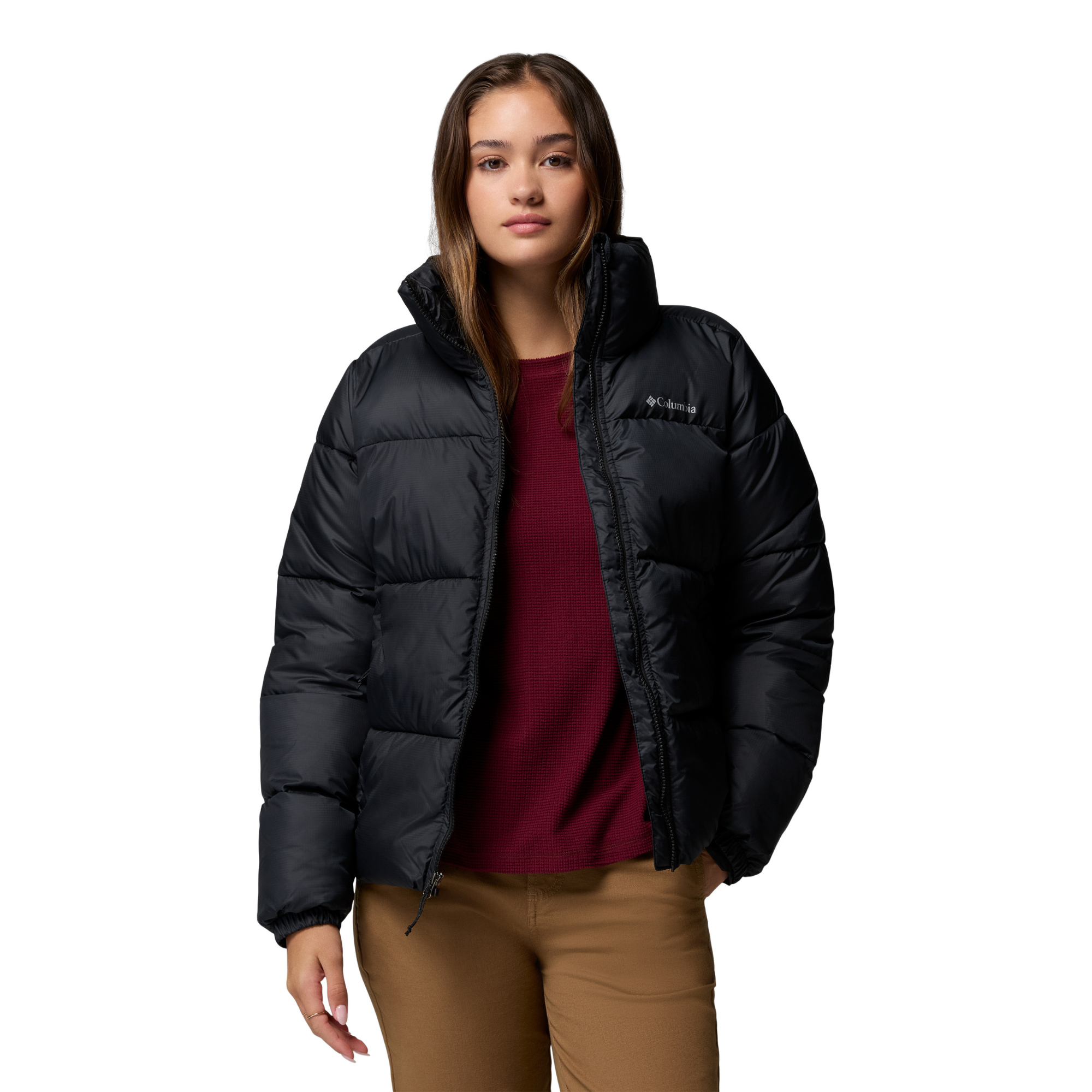 Columbia Women's Puffect II Full Zip Insulated Puffer Jacket (Black)