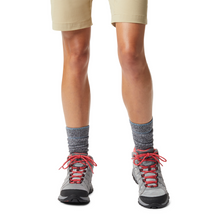 Load image into Gallery viewer, Columbia Women&#39;s Redmond III Waterproof Mid Trail Boots - WIDE FIT (Steam/Red Coral)
