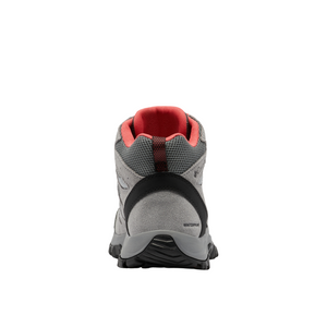 Columbia Women's Redmond III Waterproof Mid Trail Boots - WIDE FIT (Steam/Red Coral)