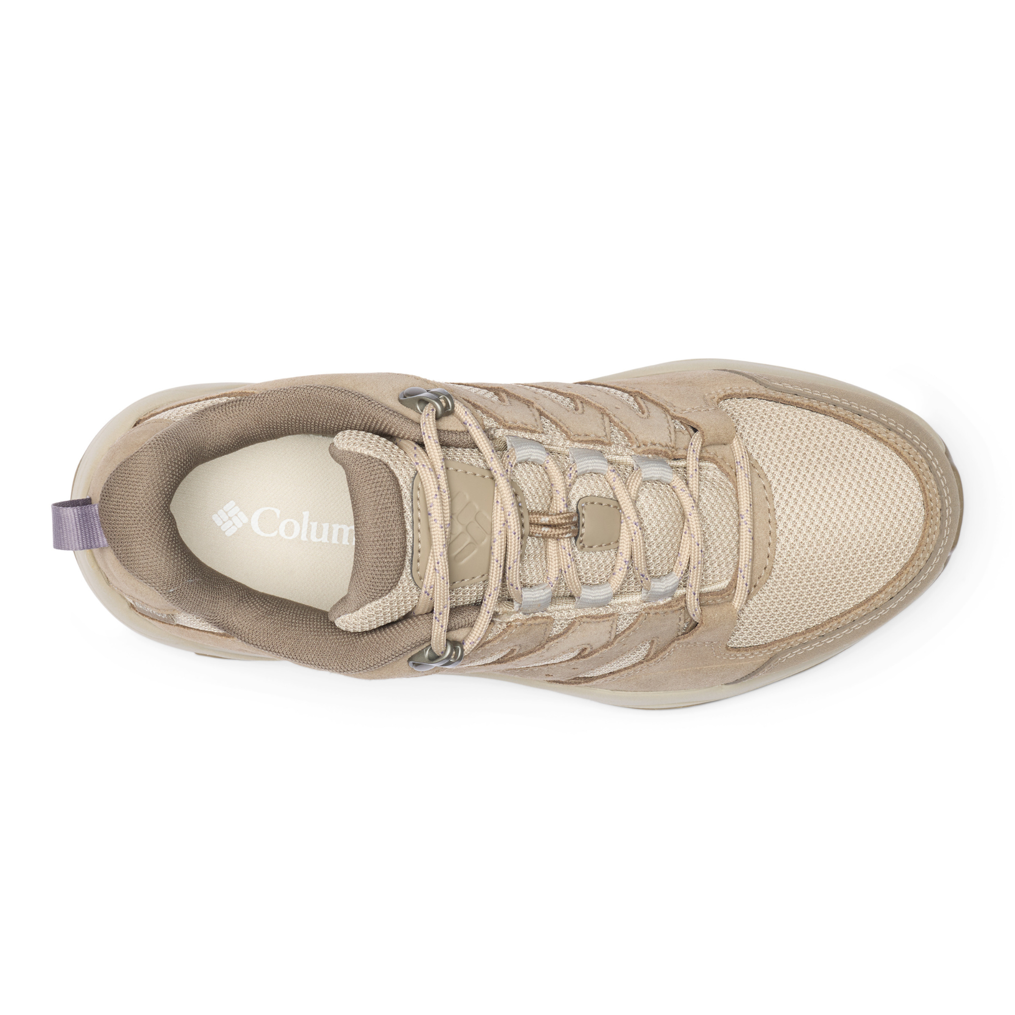 Columbia Women's Redmond IV Low Waterproof Trail Shoes (Wet Sand/Graphite Purple)