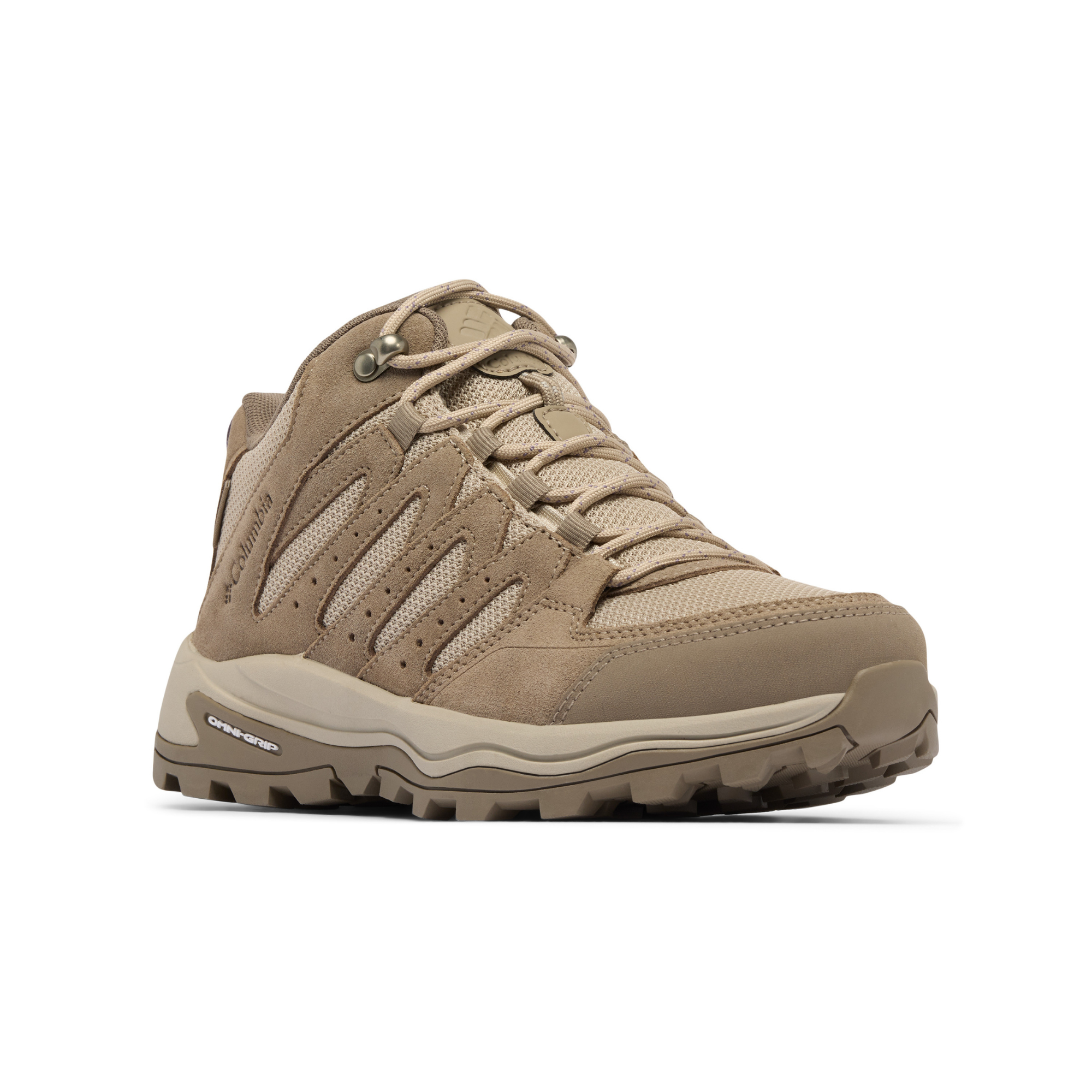 Columbia Women's Redmond IV Waterproof Mid Trail Boots (Wet Sand/Granite Purple)