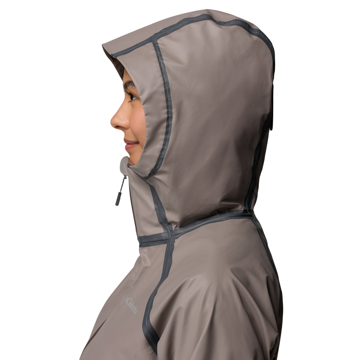 Columbia Women's Reign No Shine Outdry Extreme Waterproof Jacket (Iron)