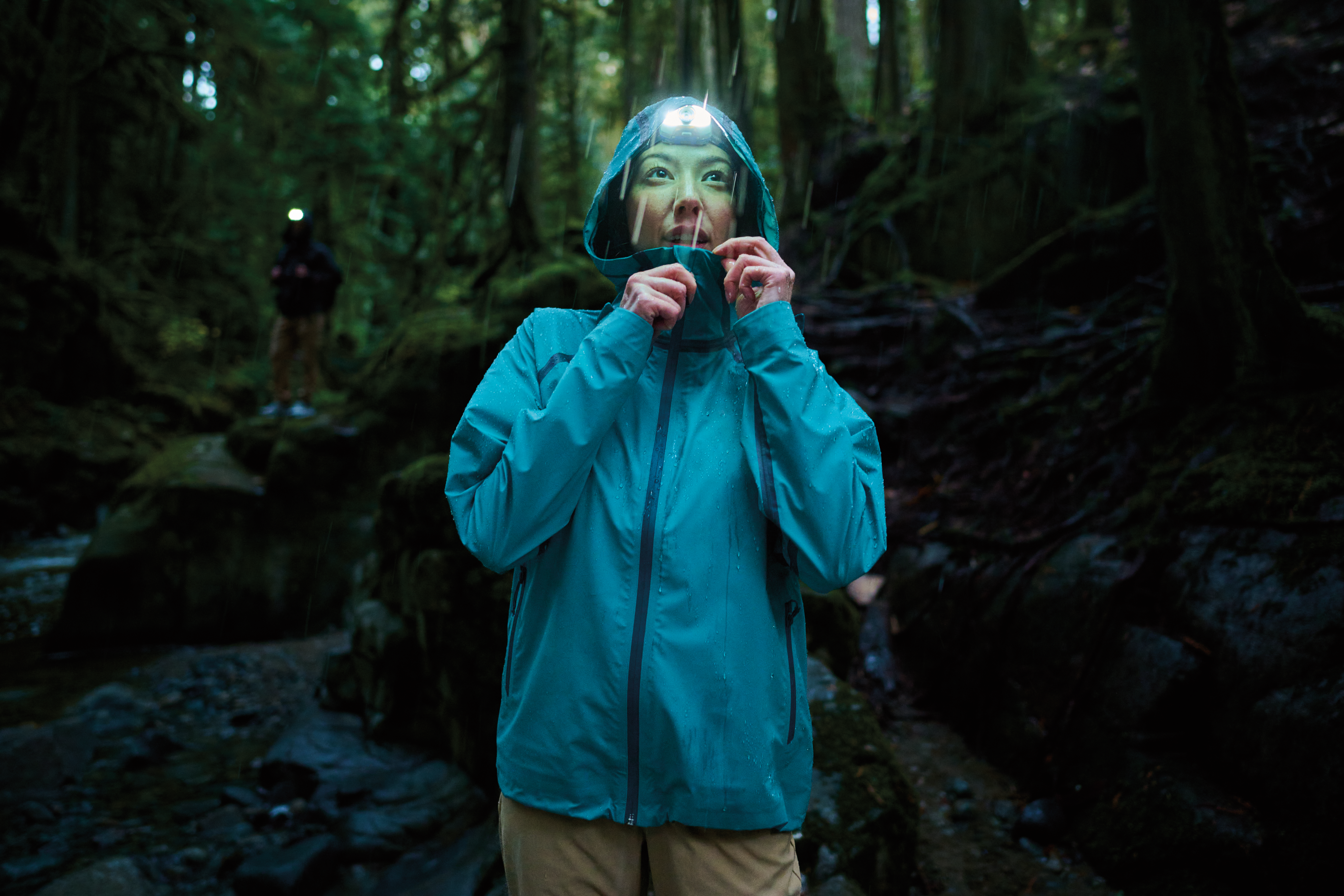 Columbia Women's Reign No Shine Outdry Extreme Waterproof Jacket (River Blue)