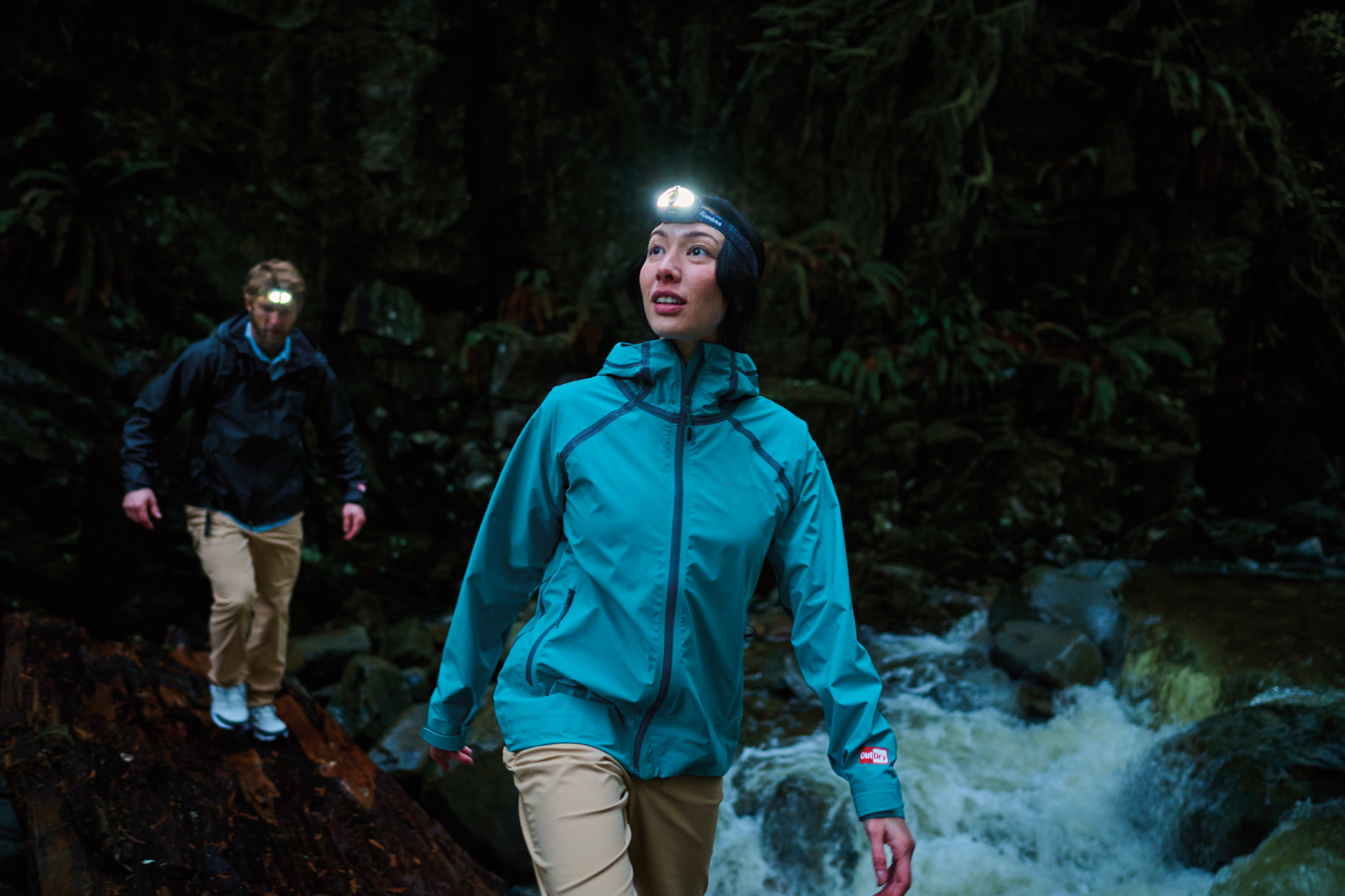 Columbia Women's Reign No Shine Outdry Extreme Waterproof Jacket (River Blue)