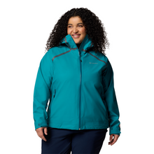 Load image into Gallery viewer, Columbia Women&#39;s Reign No Shine Waterproof Jacket (River Blue)
