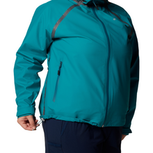 Load image into Gallery viewer, Columbia Women&#39;s Reign No Shine Waterproof Jacket (River Blue)
