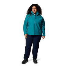 Load image into Gallery viewer, Columbia Women&#39;s Reign No Shine Waterproof Jacket (River Blue)
