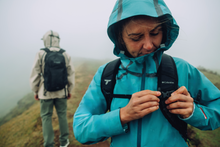 Load image into Gallery viewer, Columbia Women&#39;s Reign No Shine Outdry Extreme Waterproof Jacket (River Blue)
