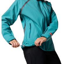 Load image into Gallery viewer, Columbia Women&#39;s Reign No Shine Waterproof Jacket (River Blue)
