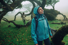 Load image into Gallery viewer, Columbia Women&#39;s Reign No Shine Outdry Extreme Waterproof Jacket (River Blue)
