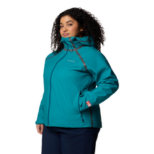 Load image into Gallery viewer, Columbia Women&#39;s Reign No Shine Waterproof Jacket (River Blue)
