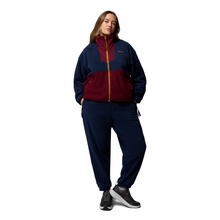 Load image into Gallery viewer, Columbia Women&#39;s Sequoia Grove Full Zip Fleece (Collegiate Navy/Rich Wine/Maple Sugar)
