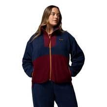 Load image into Gallery viewer, Columbia Women&#39;s Sequoia Grove Full Zip Fleece (Collegiate Navy/Rich Wine/Maple Sugar)
