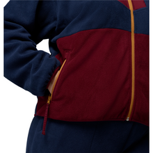 Load image into Gallery viewer, Columbia Women&#39;s Sequoia Grove Full Zip Fleece (Collegiate Navy/Rich Wine/Maple Sugar)
