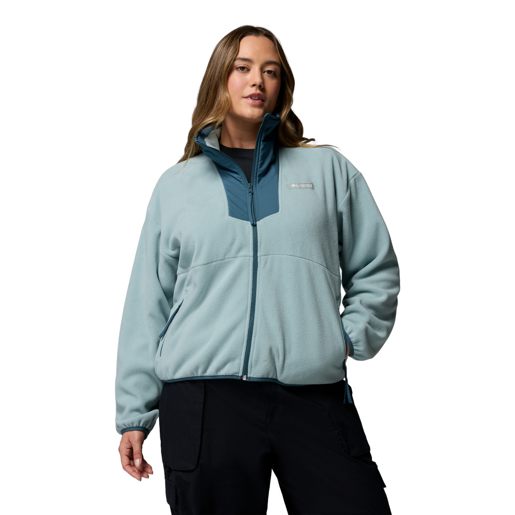 Columbia Women's Sequoia Grove Full Zip Fleece (Crushed Blue/Everblue)