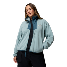 Load image into Gallery viewer, Columbia Women&#39;s Sequoia Grove Full Zip Fleece (Crushed Blue/Everblue)
