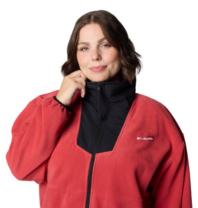 Columbia Women's Sequoia Grove Full Zip Fleece (Daredevil Black)