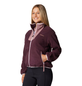 Columbia Women's Sequoia Grove Full Zip Fleece (Moonvista Fig)