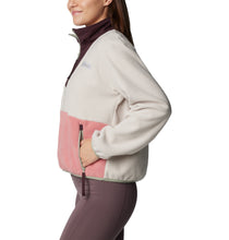 Load image into Gallery viewer, Columbia Women&#39;s Sequoia Grove Half Zip Fleece Top (Dark Stone/Pink Agave)
