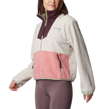 Load image into Gallery viewer, Columbia Women&#39;s Sequoia Grove Half Zip Fleece Top (Dark Stone/Pink Agave)
