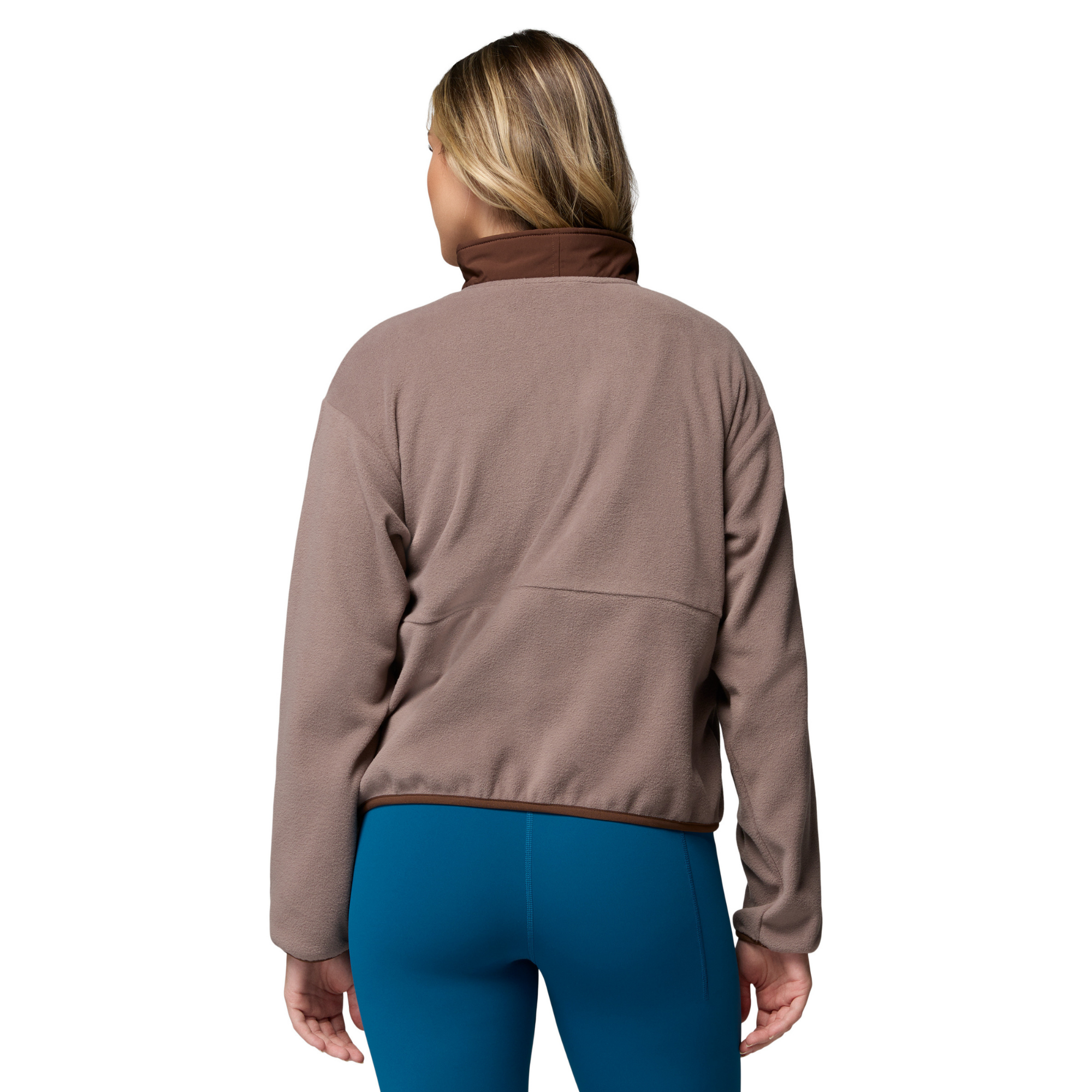 Columbia Women's Sequoia Grove II Full Zip Fleece Jacket Iron Tobacco 254 2173801