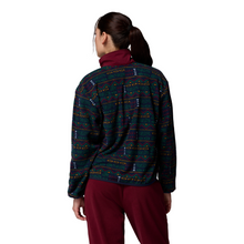 Load image into Gallery viewer, Columbia Women&#39;s Sequoia Grove Printed Half Zip Fleece Top (Collegiate Navy Horizons)
