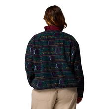 Load image into Gallery viewer, Columbia Women&#39;s Sequoia Grove Printed Half Zip Fleece Top (Collegiate Navy Horizons)
