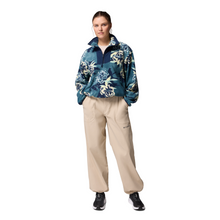 Load image into Gallery viewer, Columbia Women&#39;s Sequoia Grove Printed 1/2 Zip Fleece (Everblue Blossoming)
