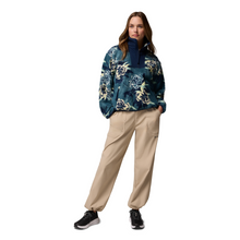 Load image into Gallery viewer, Columbia Women&#39;s Sequoia Grove Printed 1/2 Zip Fleece (Everblue Blossoming)
