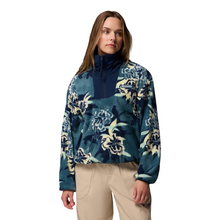Load image into Gallery viewer, Columbia Women&#39;s Sequoia Grove Printed 1/2 Zip Fleece (Everblue Blossoming)

