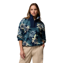Load image into Gallery viewer, Columbia Women&#39;s Sequoia Grove Printed 1/2 Zip Fleece (Everblue Blossoming)

