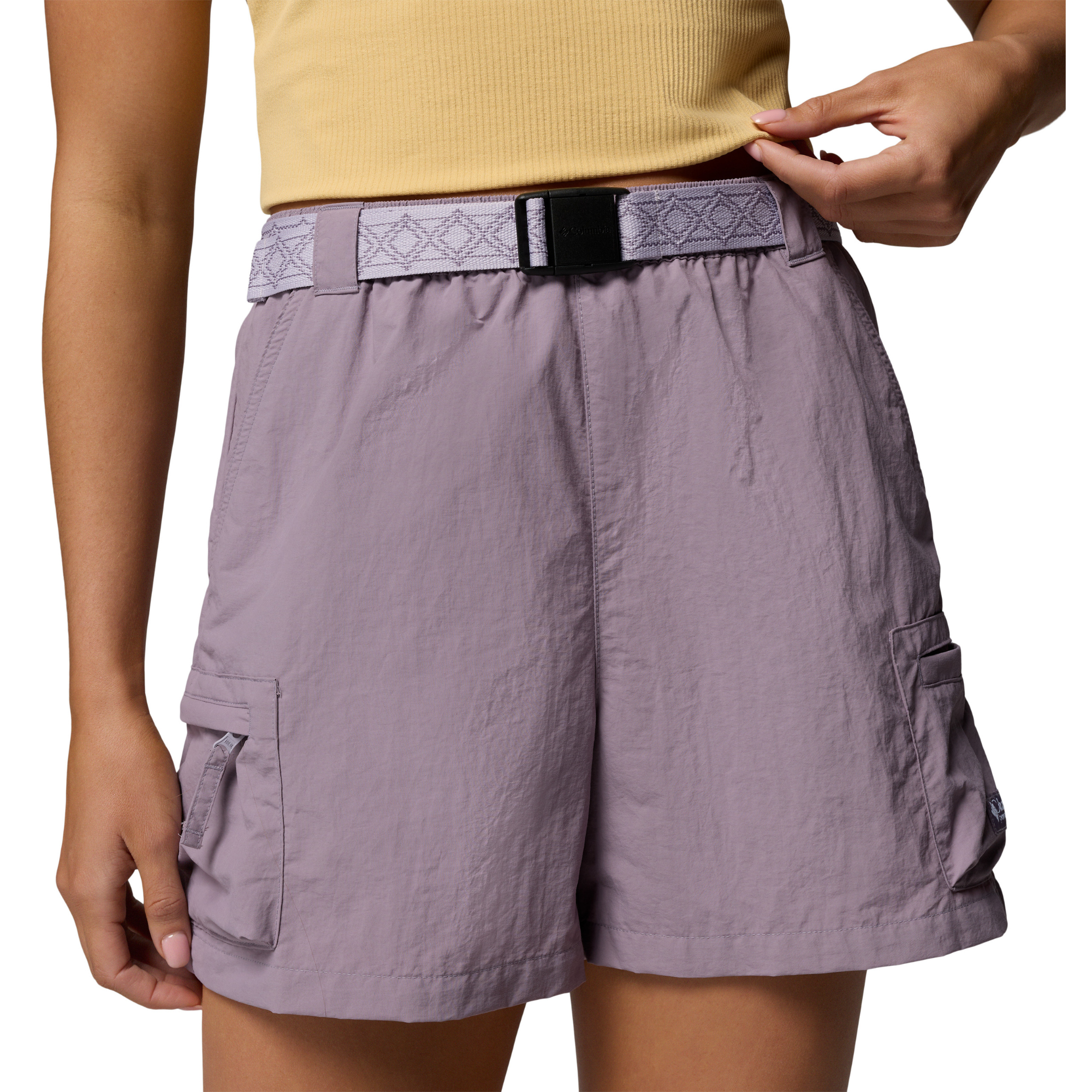 Columbia Women's Sequoia Grove Woven Shorts (Shale Purple/Lavender Pearl)(4in)