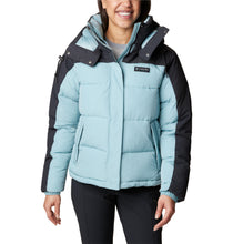 Load image into Gallery viewer, Columbia Women&#39;s Snowqualmie Insulated Jacket (Stone Blue/Black)
