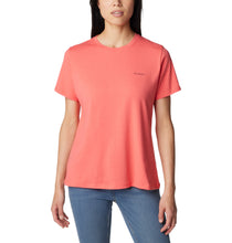Load image into Gallery viewer, Columbia Women&#39;s Sun Trek Short Sleeve Graphic Tee (Juicy/Naturally Boundless)
