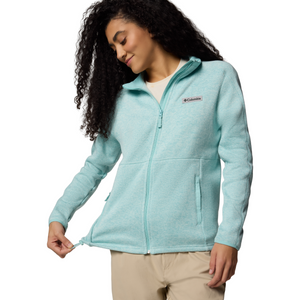 Columbia Women's Sweater Weather II Full Zip Fleece Jacket (Spray Heather)