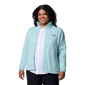 Columbia Women's Sweater Weather II Full Zip Fleece Jacket (Spray Heather)