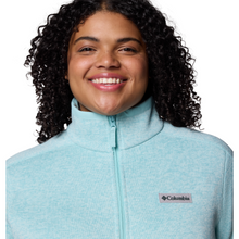 Load image into Gallery viewer, Columbia Women&#39;s Sweater Weather II Full Zip Fleece Jacket (Spray Heather)
