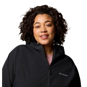 Columbia Women's Sweet As III Hooded Softshell Jacket (Black)