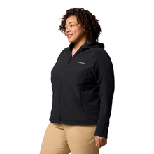 Load image into Gallery viewer, Columbia Women&#39;s Sweet As III Hooded Softshell Jacket (Black)
