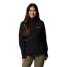 Load image into Gallery viewer, Columbia Women&#39;s Sweet As III Hooded Softshell Jacket (Black)
