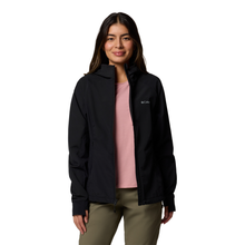 Load image into Gallery viewer, Columbia Women&#39;s Sweet As III Hooded Softshell Jacket (Black)
