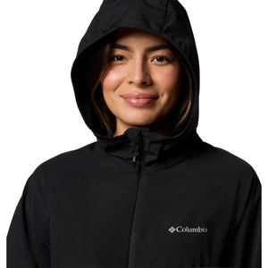 Columbia Women's Sweet As III Hooded Softshell Jacket (Black)