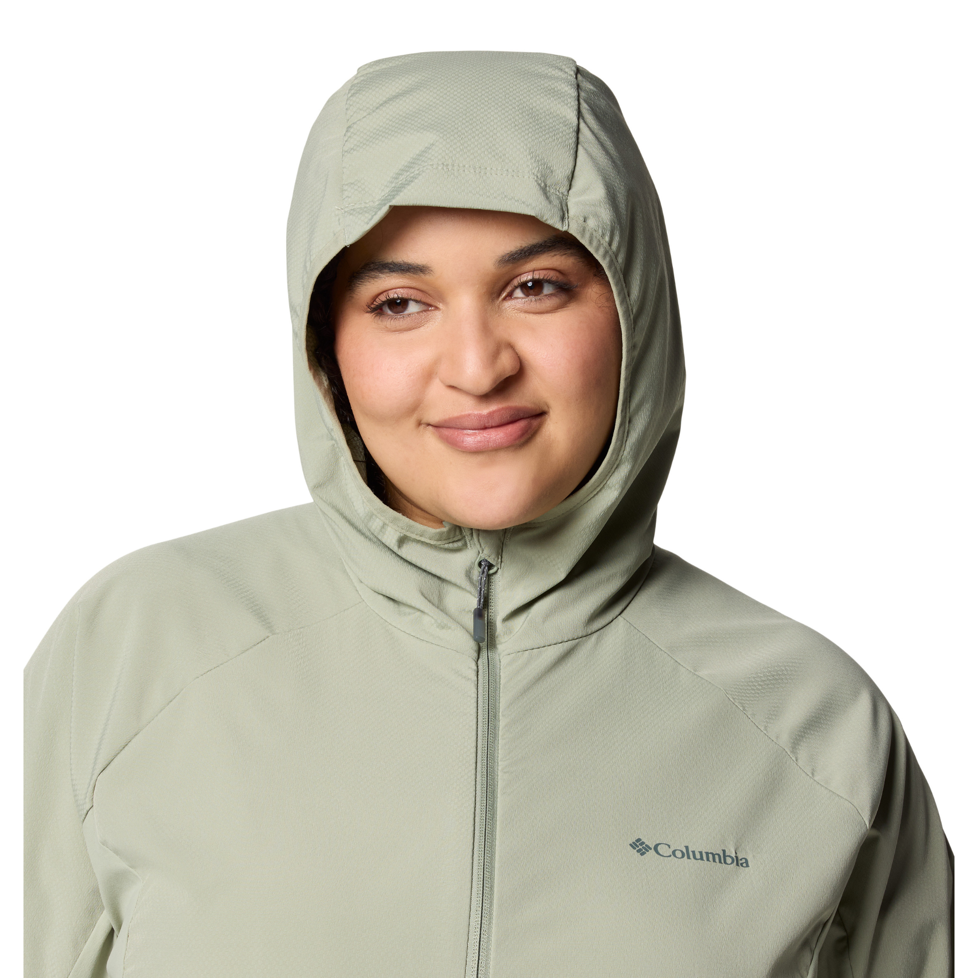 Columbia Women's Sweet As III Hooded Softshell Jacket (Safari)