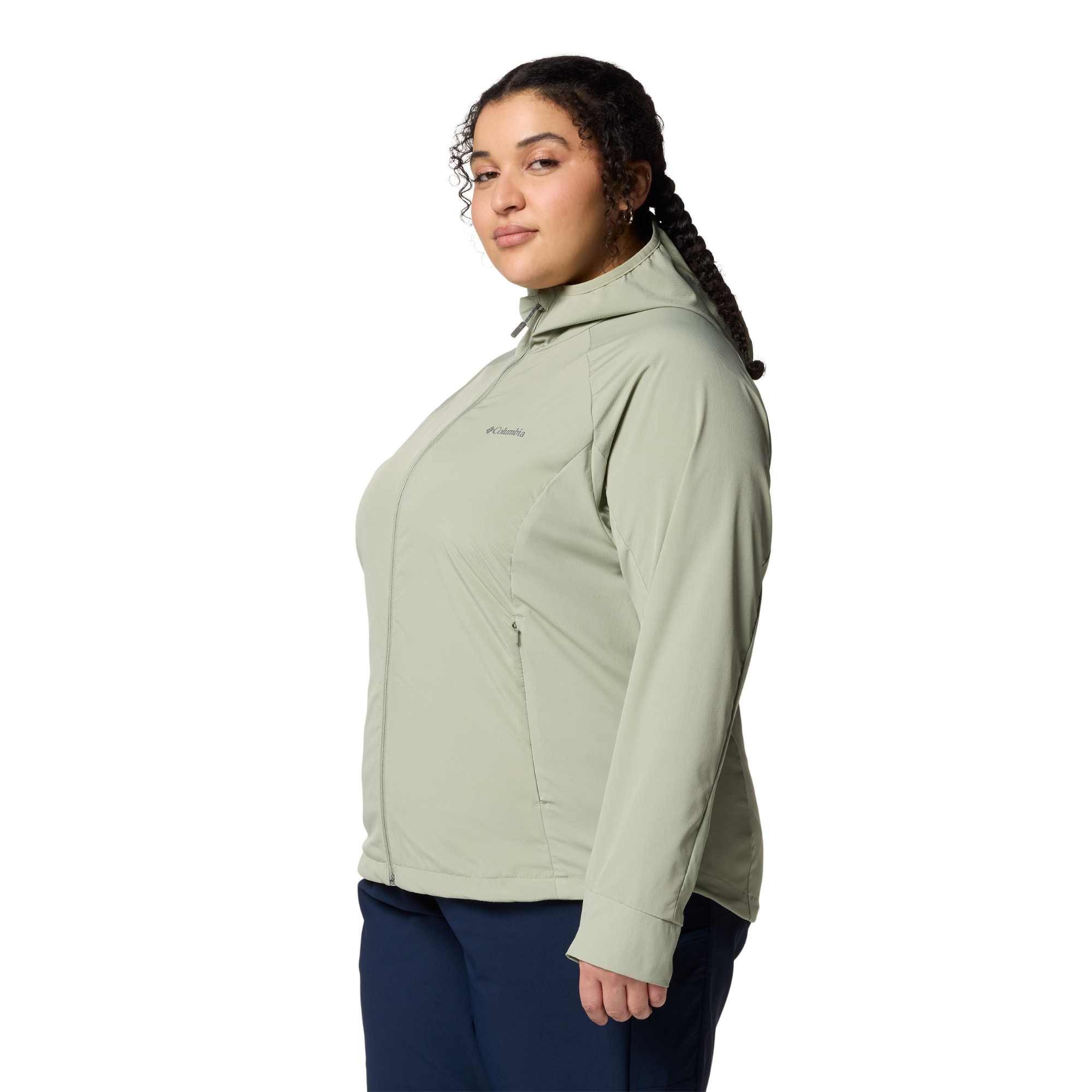 Columbia Women's Sweet As III Hooded Softshell Jacket (Safari)