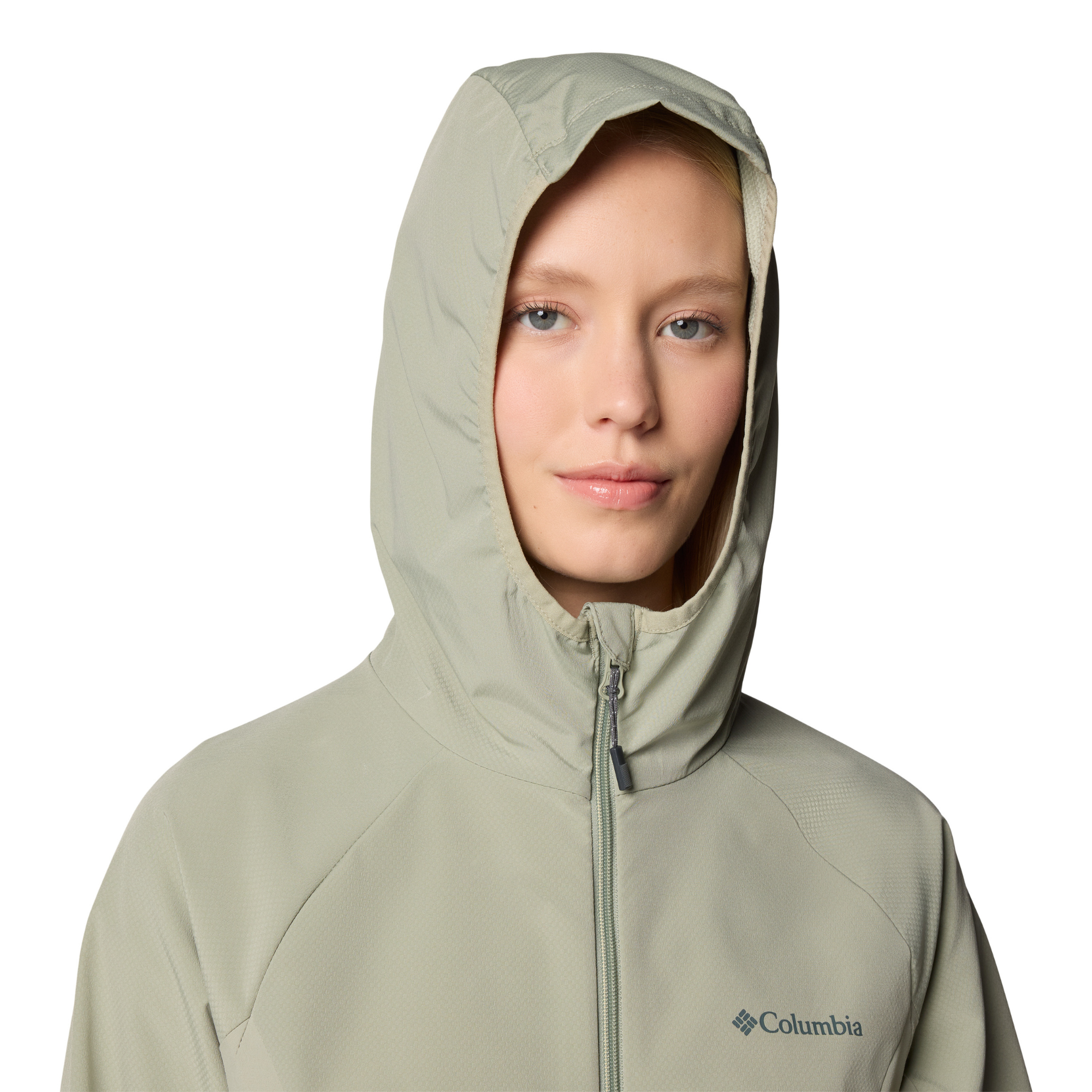 Columbia Women's Sweet As III Hooded Softshell Jacket (Safari)