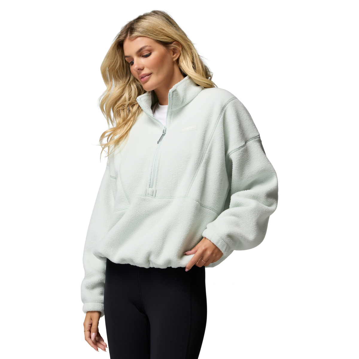 Columbia Women's Timber Meadow MTR Half Zip Fleece Top (Tea Light)