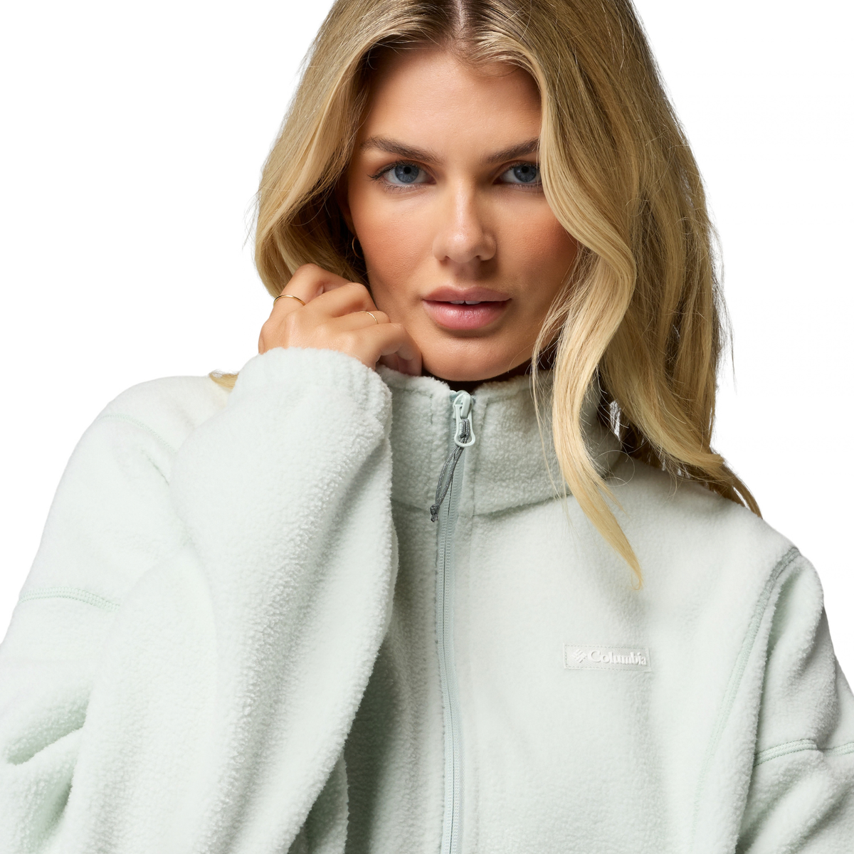Columbia Women's Timber Meadow MTR Half Zip Fleece Top (Tea Light)