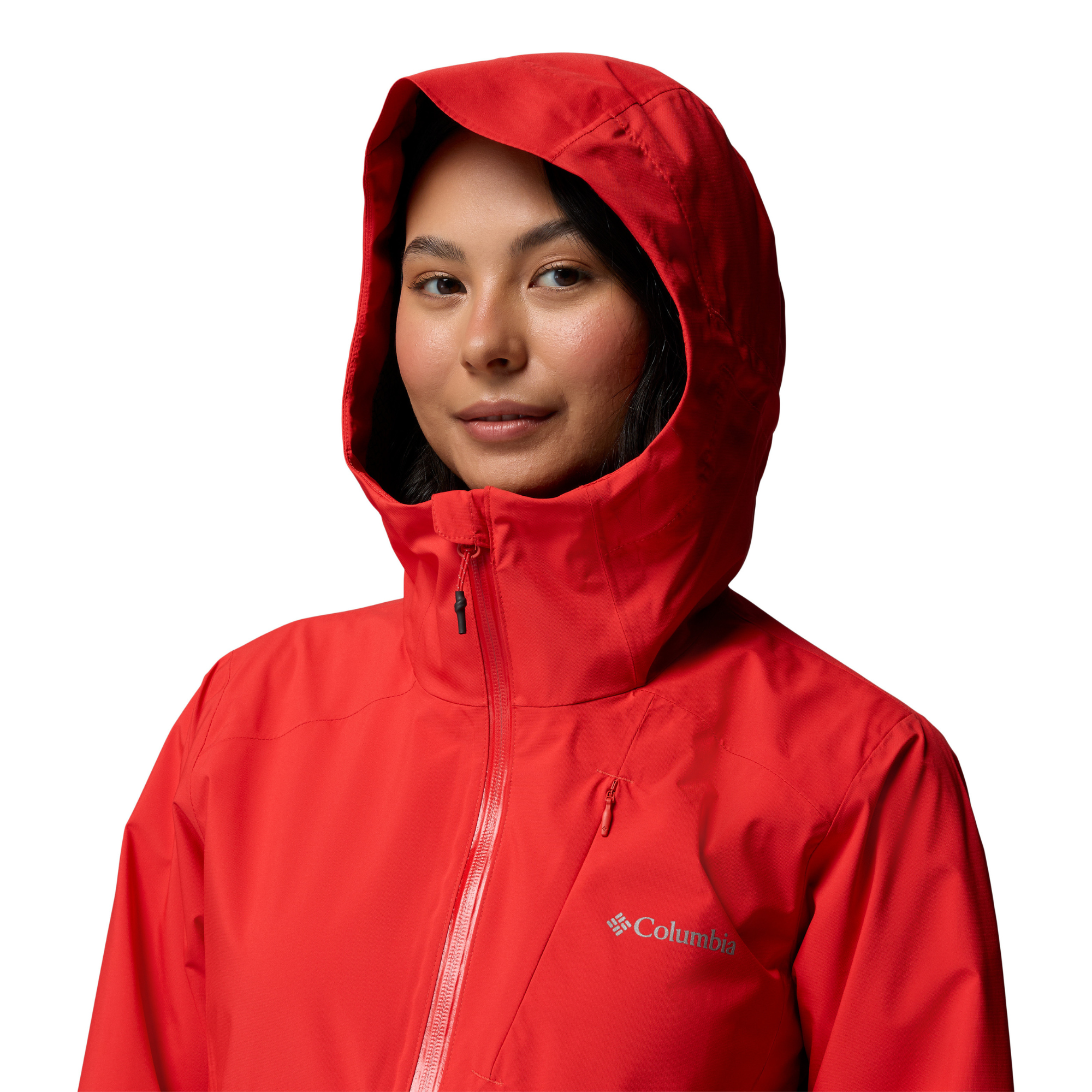 Columbia Women's Trailborne 2.5L Waterproof Jacket (Poppy Red)