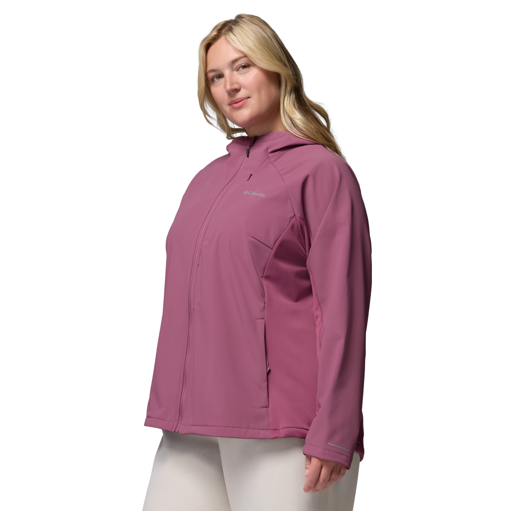 Columbia Women's Trailborne Hooded Softshell Jacket Antique Mauve 551 2154511