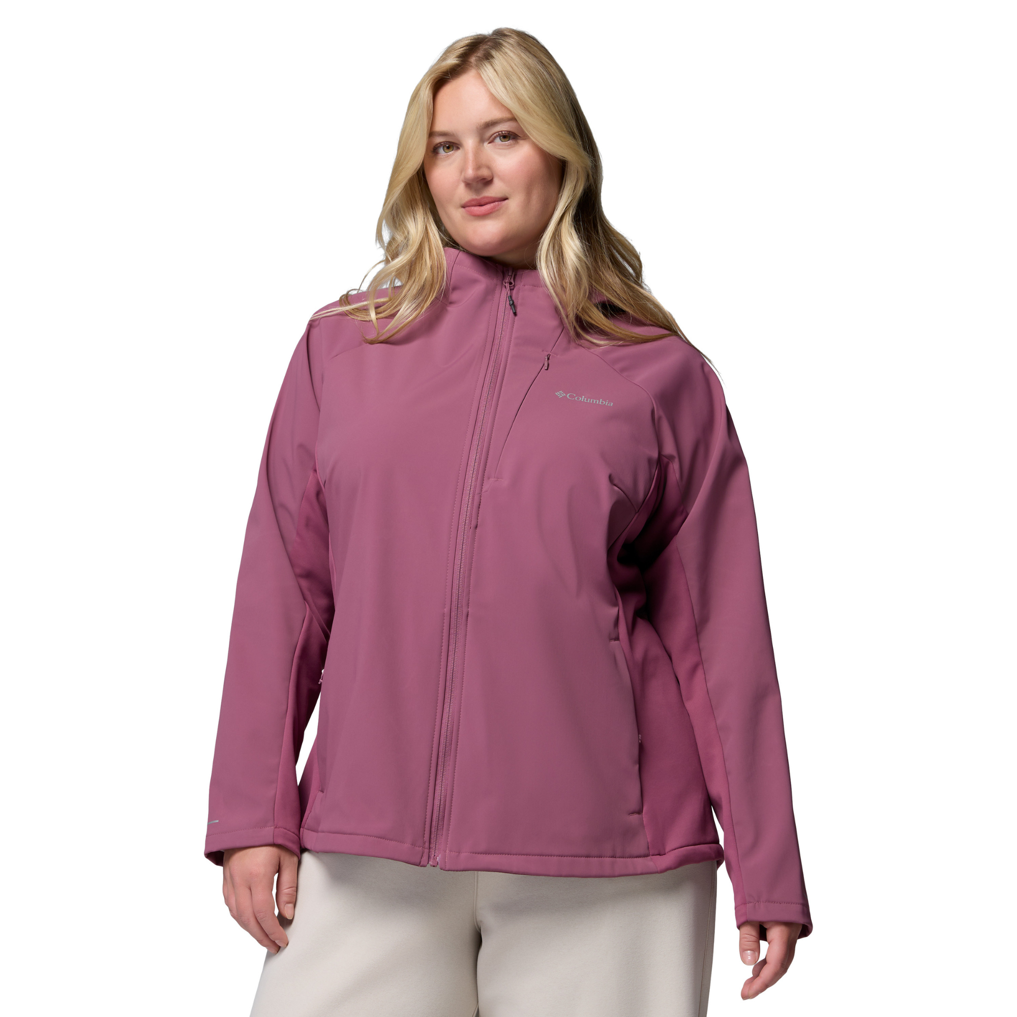 Columbia Women's Trailborne Hooded Softshell Jacket Antique Mauve 551 2154511